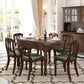 Mid-Century Modern Round Kitchen Dinner Table Solid Wood 4 Legs Dining Table