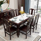 Rectangle Counter Dining Table Traditional Dinner Room Kitchen Table Clearhalo 'Dining Tables & Seating' 'Dining Tables' 'dining_table' 'furn' 'furn_dining_table' 'Furniture' 'Kitchen & Dining Furniture' 7261180