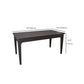 Rectangle Counter Dining Table Traditional Dinner Room Kitchen Table Clearhalo 'Dining Tables & Seating' 'Dining Tables' 'dining_table' 'furn' 'furn_dining_table' 'Furniture' 'Kitchen & Dining Furniture' 7261184