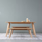 Solid Wood Dining Room Table Contemporary Natural Dining Site Table