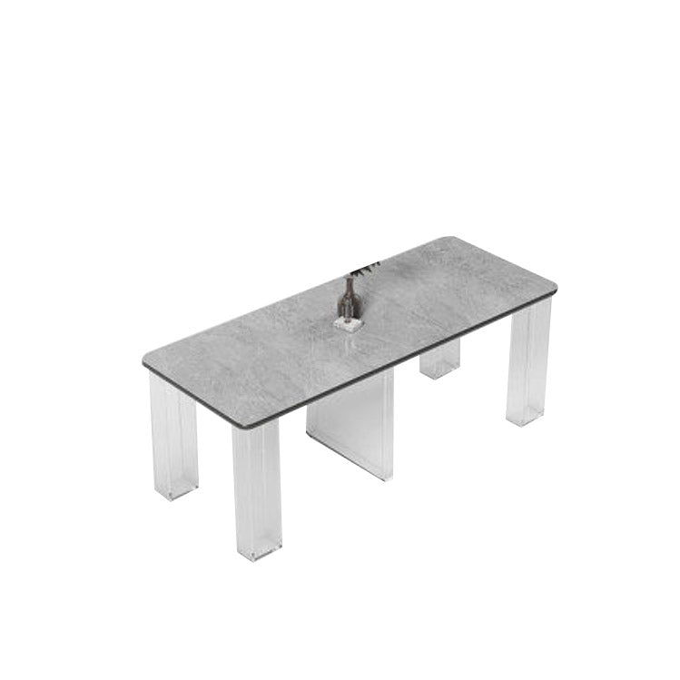 Rectangle Dîner table de cuisine table de cuisine contemporaine table à manger