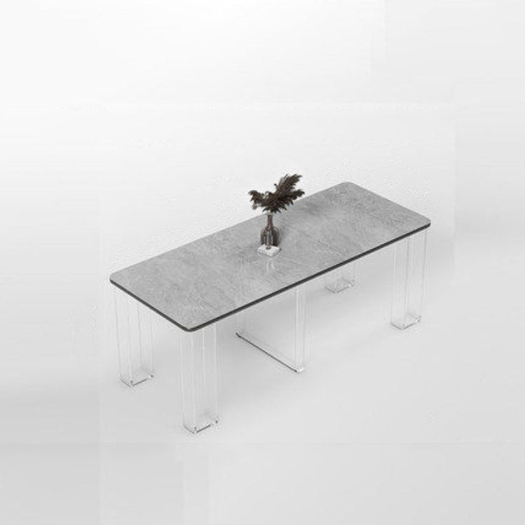 Rectangle Dîner table de cuisine table de cuisine contemporaine table à manger