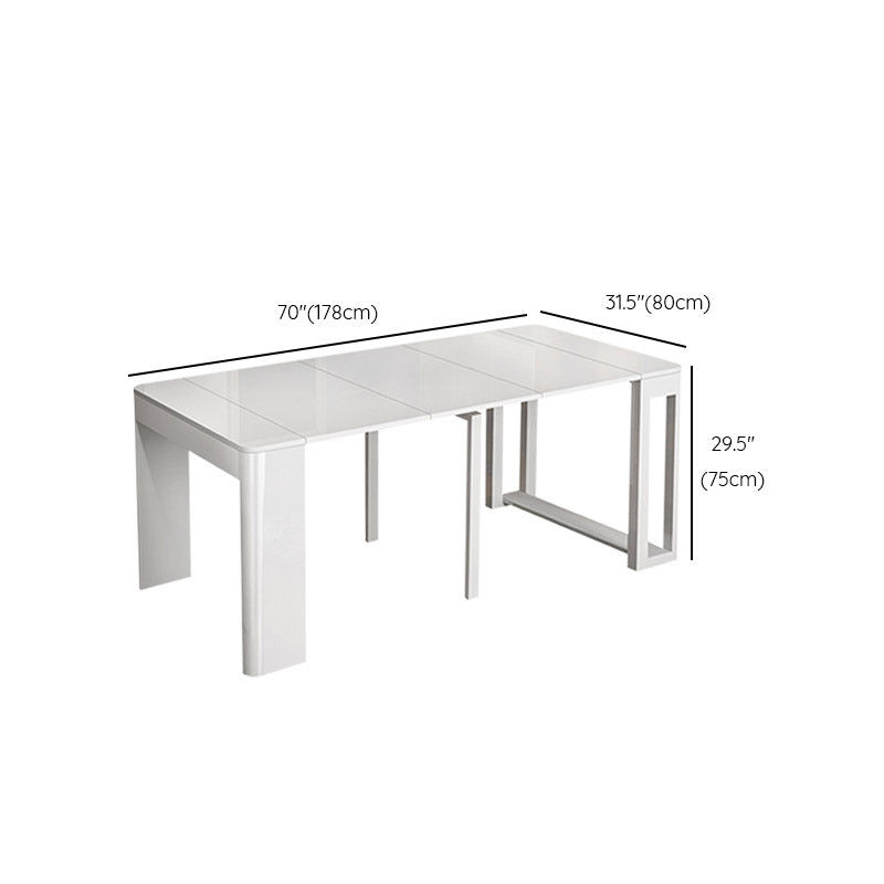 Rectangle Dîner table de cuisine table de cuisine contemporaine table à manger