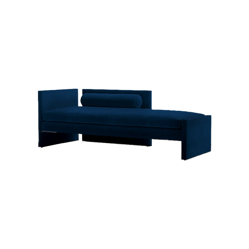Living Room Chaise Square Arms Modern Style Chaise Lounge with Upholster Blue Clearhalo 'Chairs & Seating' 'Chaise Lounge' 'chaise_lounge' 'furn' 'furn_chaise_lounge' 'Furniture' 'Living Room Furniture' 7261513