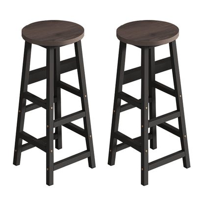 Modern Rectangle Wood Bar Table 2/3/4/5 Pieces Bar Table Set for Cafe Chair(s) None 2 Piece Set Clearhalo 'Bar Furniture' 'furn' 'furn_home_bar_bar_sets' 'Furniture' 'Home Bars & Bar Sets' 'home_bar_bar_sets' 'Kitchen & Dining Furniture' 7262098