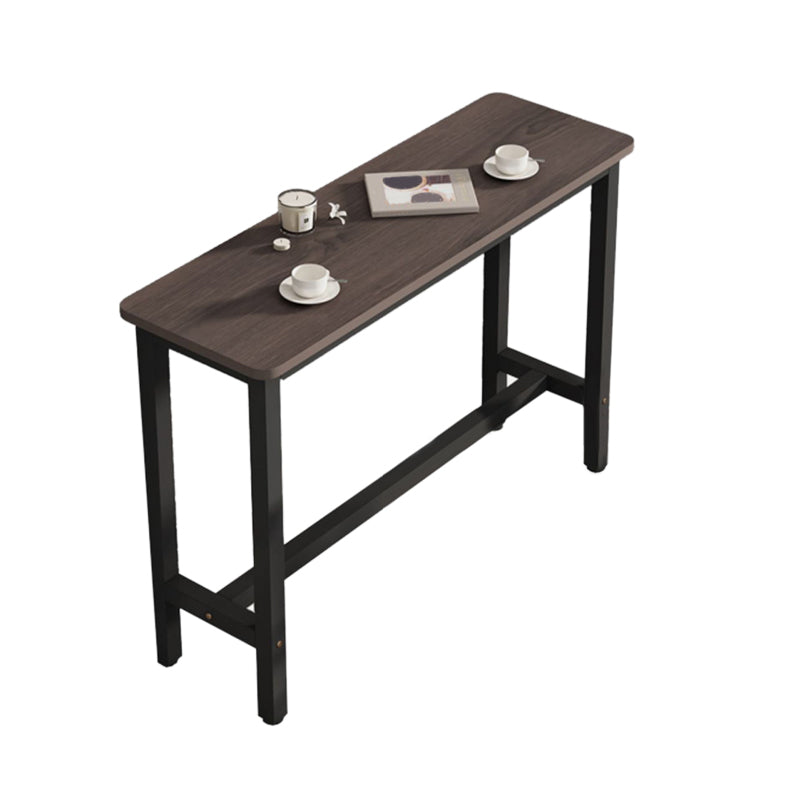 Modern Rectangle Wood Bar Table 2/3/4/5 Pieces Bar Table Set for Cafe Clearhalo 'Bar Furniture' 'furn' 'furn_home_bar_bar_sets' 'Furniture' 'Home Bars & Bar Sets' 'home_bar_bar_sets' 'Kitchen & Dining Furniture' 7262101