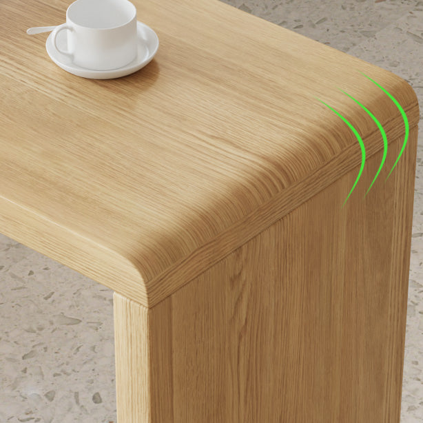 Modern Double Pedestal Bar Table Set 1/2/3 Pcs Solid Wood Bar Table and Backless Stools Clearhalo 'Bar Furniture' 'furn' 'furn_home_bar_bar_sets' 'Furniture' 'Home Bars & Bar Sets' 'home_bar_bar_sets' 'Kitchen & Dining Furniture' 7262121