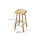 Modern Double Pedestal Bar Table Set 1/2/3 Pcs Solid Wood Bar Table and Backless Stools Clearhalo 'Bar Furniture' 'furn' 'furn_home_bar_bar_sets' 'Furniture' 'Home Bars & Bar Sets' 'home_bar_bar_sets' 'Kitchen & Dining Furniture' 7262136