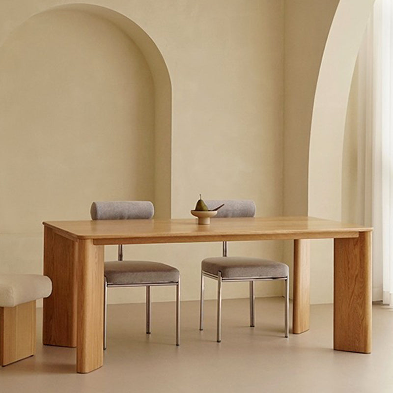 Modern Style Solid Wood Task Desks Rectangular Shape Office Desk with 4 Legs