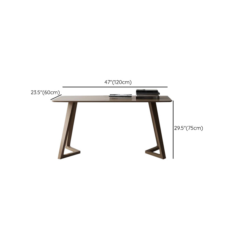 Bureau de bureau massif de style moderne Bureau rectangulaire Home Writing Desk
