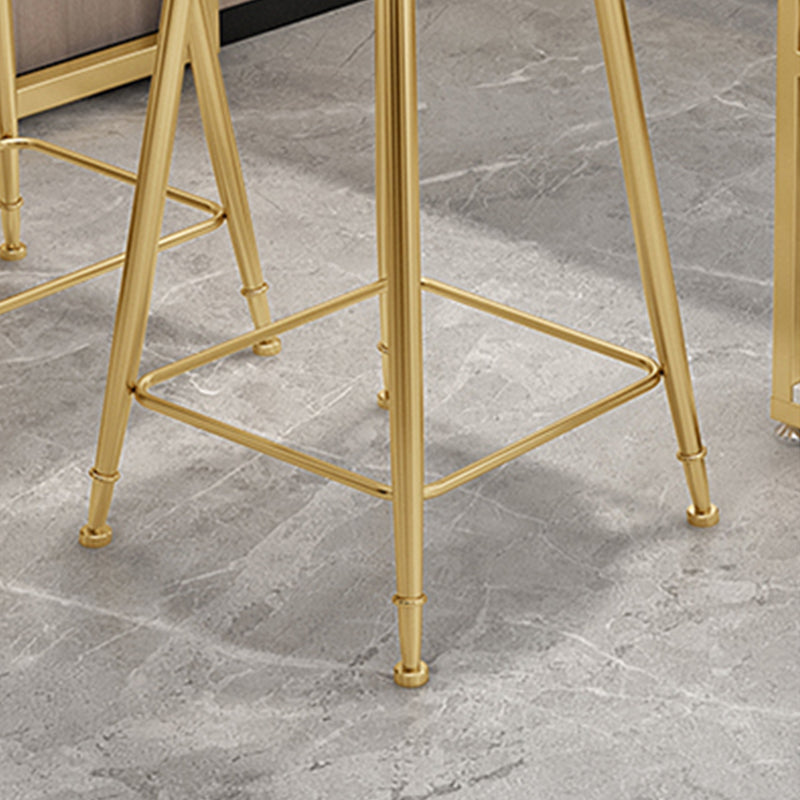 Industrial Armless Dining Stools Round Bar Stools with Metal Base Clearhalo 'Bar Furniture' 'Bar Stools' 'bar_stools' 'furn' 'furn_bar_stools' 'Furniture' 'Kitchen & Dining Furniture' 7263480