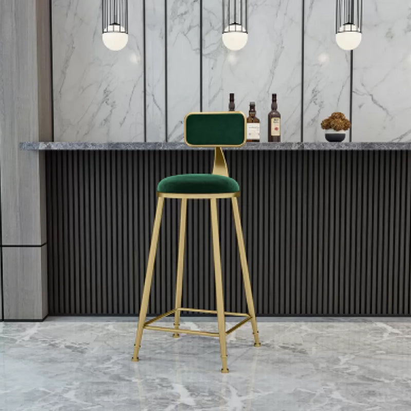 Industrial Armless Dining Stools Round Bar Stools with Metal Base Clearhalo 'Bar Furniture' 'Bar Stools' 'bar_stools' 'furn' 'furn_bar_stools' 'Furniture' 'Kitchen & Dining Furniture' 7263484