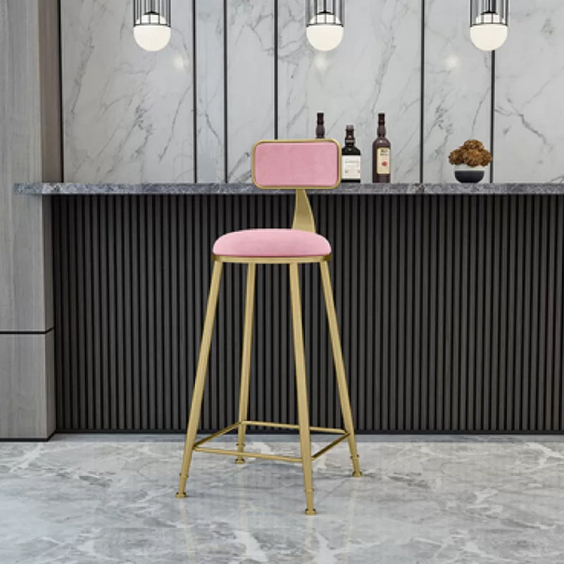Industrial Armless Dining Stools Round Bar Stools with Metal Base Clearhalo 'Bar Furniture' 'Bar Stools' 'bar_stools' 'furn' 'furn_bar_stools' 'Furniture' 'Kitchen & Dining Furniture' 7263487