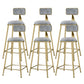 Industrial Armless Dining Stools Round Bar Stools with Metal Base Gray 6 Piece Set Clearhalo 'Bar Furniture' 'Bar Stools' 'bar_stools' 'furn' 'furn_bar_stools' 'Furniture' 'Kitchen & Dining Furniture' 7263497