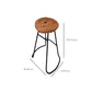 Solid Wood Bar Stools Modern Backless Dining Stools with Footrest Clearhalo 'Bar Furniture' 'Bar Stools' 'bar_stools' 'furn' 'furn_bar_stools' 'Furniture' 'Kitchen & Dining Furniture' 7263616