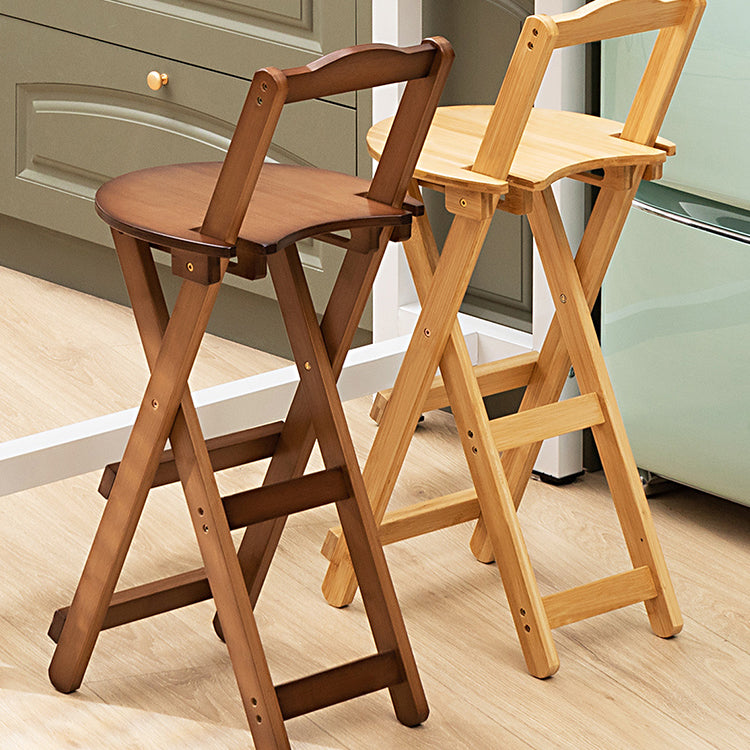 Sgabello in legno in stile moderno con bancone e sgabello da bar per soggiorno