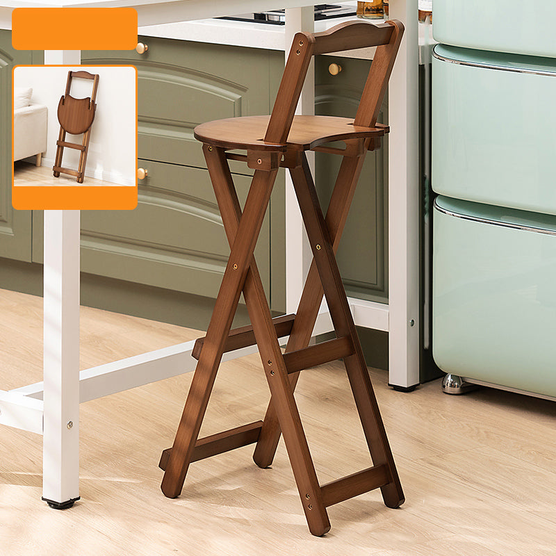 Sgabello in legno in stile moderno con bancone e sgabello da bar per soggiorno