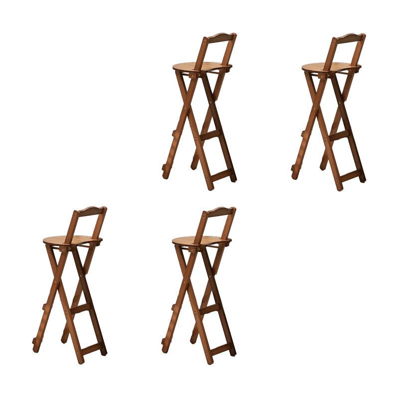 Sgabello in legno in stile moderno con bancone e sgabello da bar per soggiorno