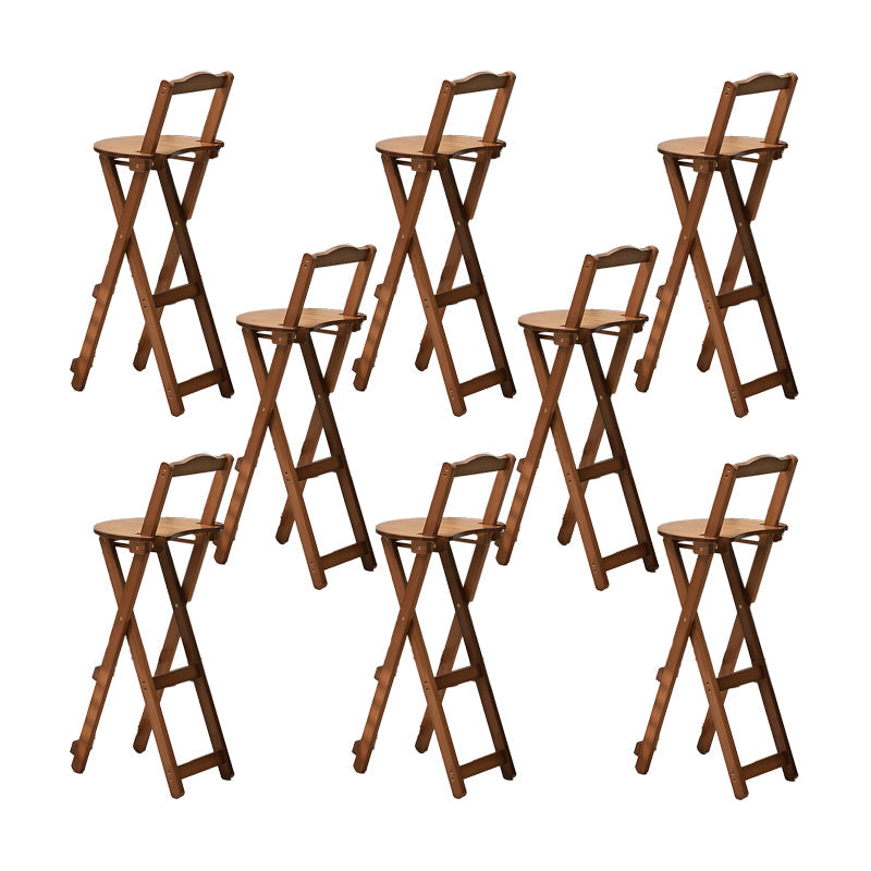 Sgabello in legno in stile moderno con bancone e sgabello da bar per soggiorno