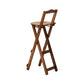 Sgabello in legno in stile moderno con bancone e sgabello da bar per soggiorno