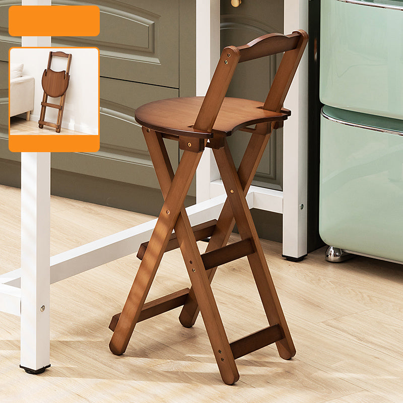 Sgabello in legno in stile moderno con bancone e sgabello da bar per soggiorno