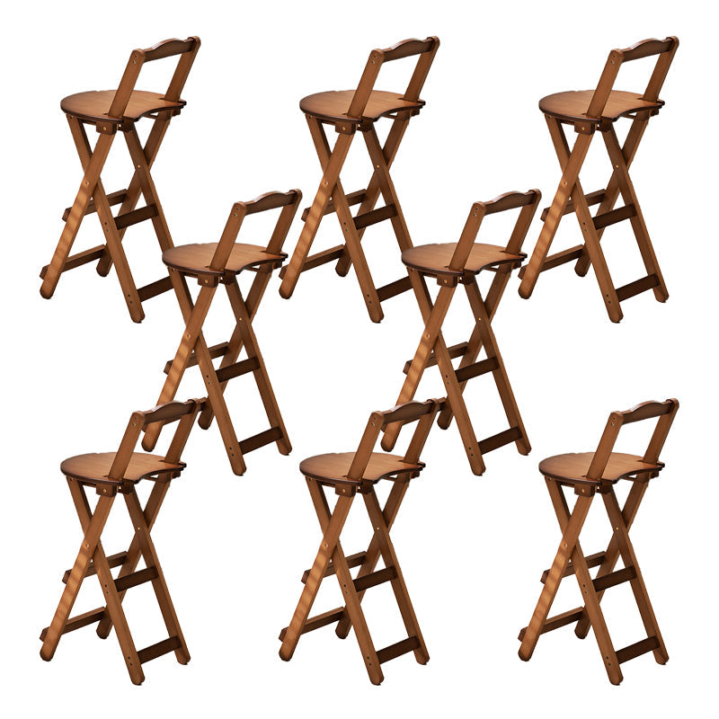 Sgabello in legno in stile moderno con bancone e sgabello da bar per soggiorno