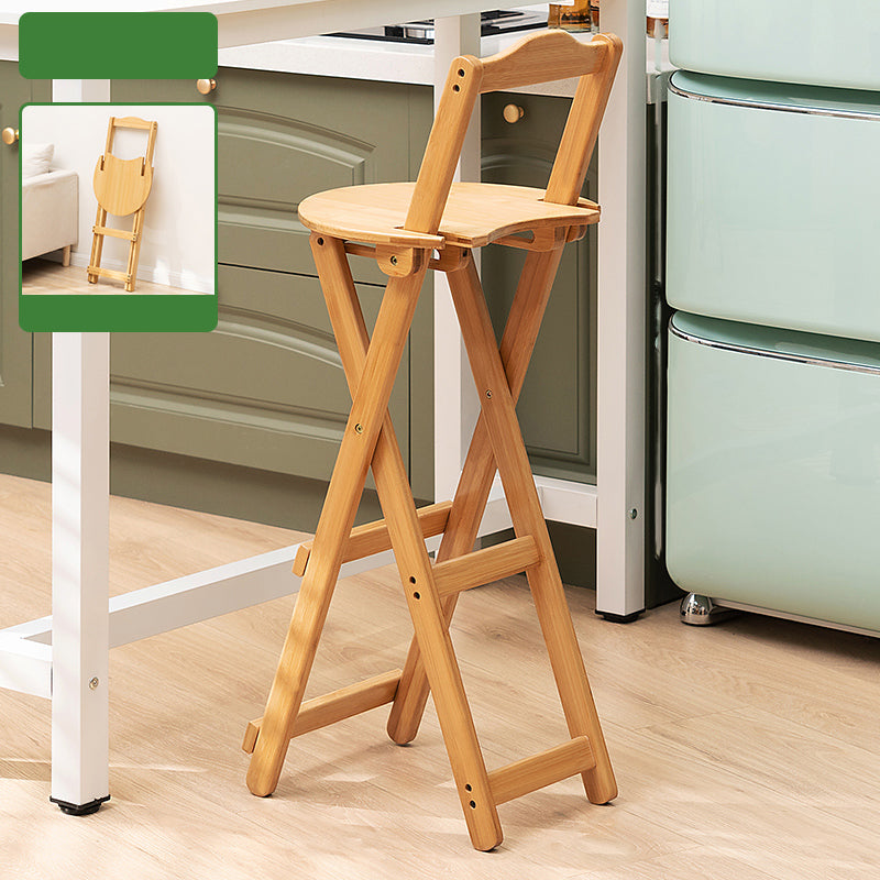 Sgabello in legno in stile moderno con bancone e sgabello da bar per soggiorno