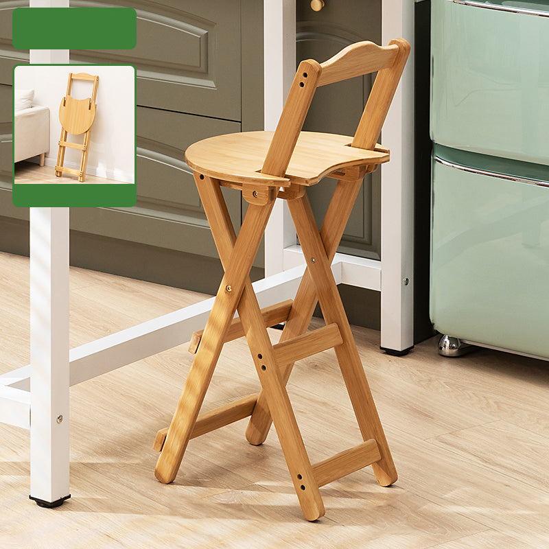 Sgabello in legno in stile moderno con bancone e sgabello da bar per soggiorno