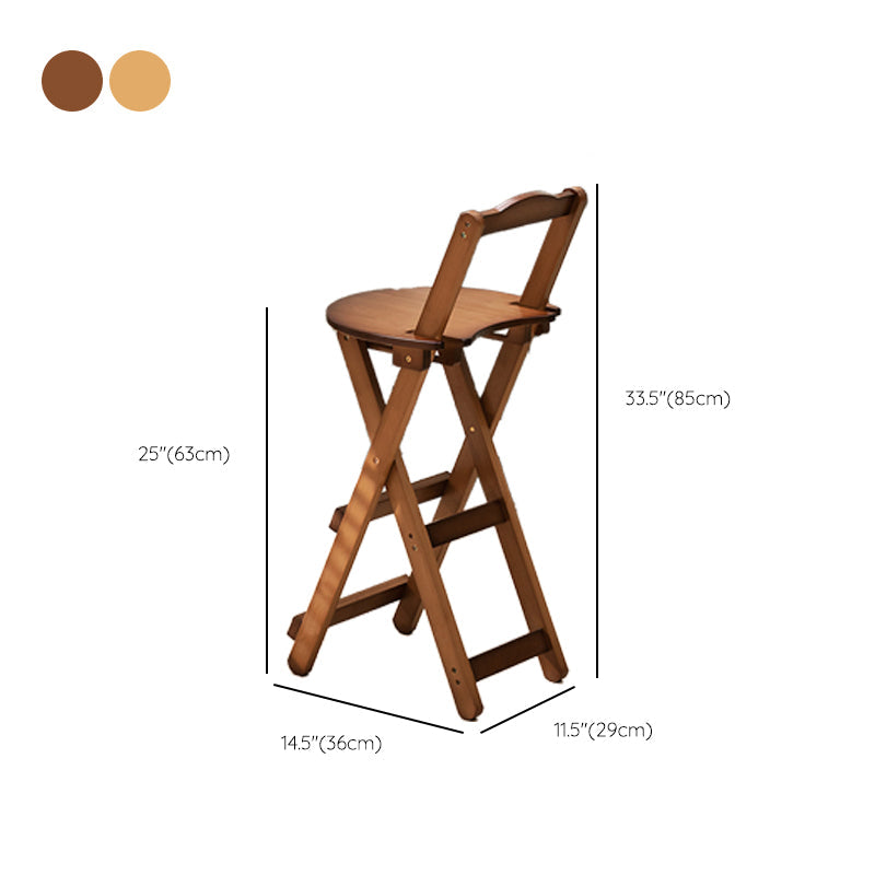 Sgabello in legno in stile moderno con bancone e sgabello da bar per soggiorno
