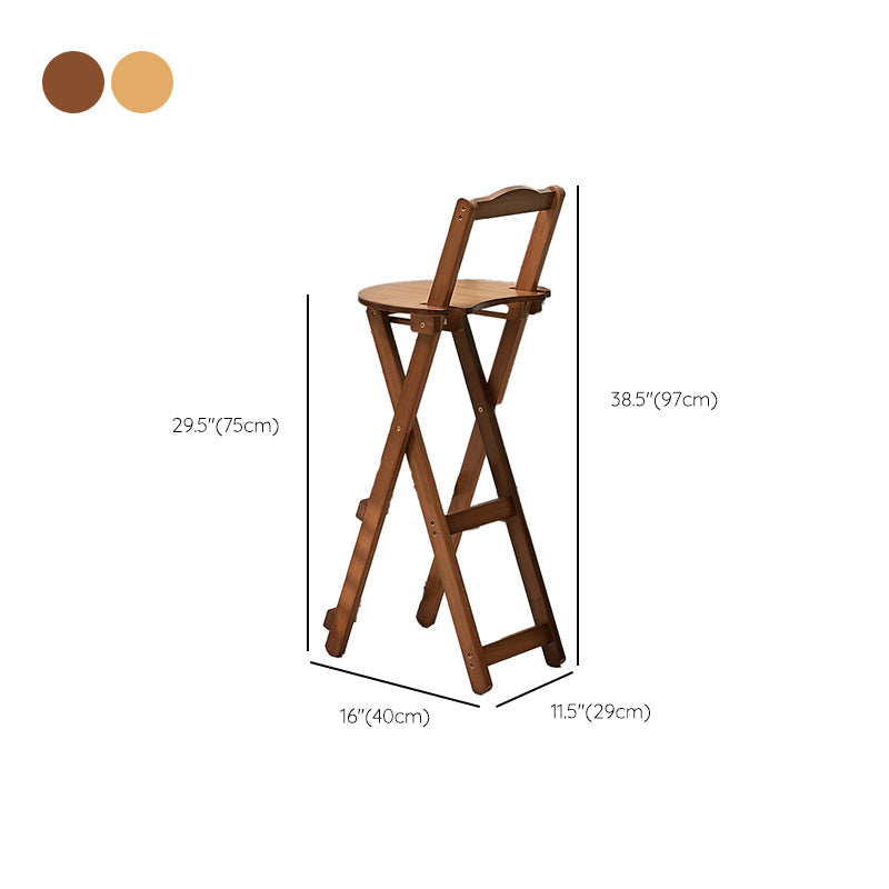 Sgabello in legno in stile moderno con bancone e sgabello da bar per soggiorno
