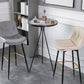 Modern Round Bar Table Artificial Wood Table Metal Base for Balcony Clearhalo 'Bar Furniture' 'Bar Tables' 'bar_tables' 'furn' 'furn_bar_tables' 'Furniture' 'Kitchen & Dining Furniture' 7263722