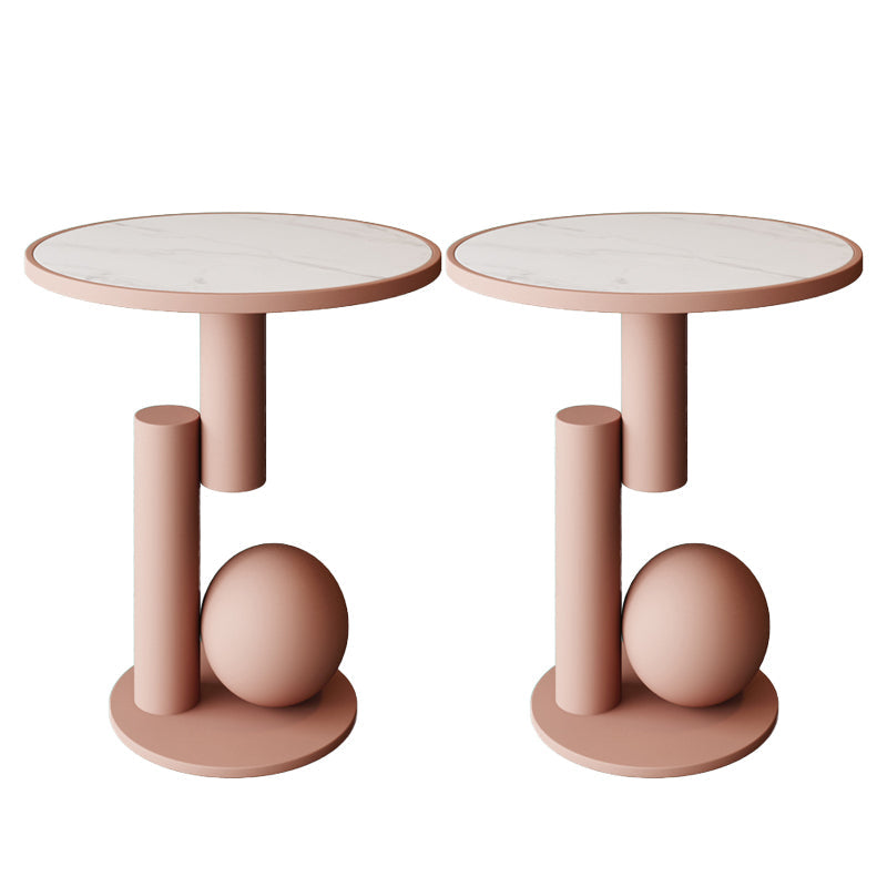 Glam bedkast metalen accenttafel nachtkastje voor slaapkamer