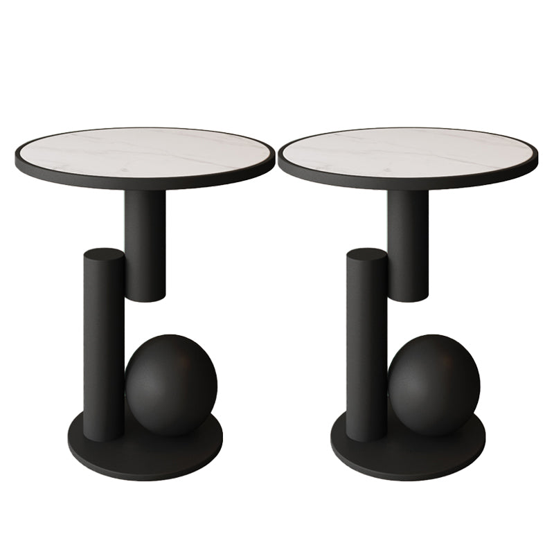 Glam bedkast metalen accenttafel nachtkastje voor slaapkamer