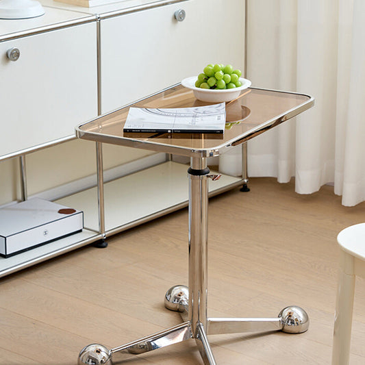 15"W Contemporary Corner Table Rectangular Accent Side Table Clearhalo 'Coffee & Accent Tables' 'End & Side Tables' 'end_side_tables' 'furn' 'furn_end_side_tables' 'Furniture' 'Living Room Furniture' 7264010