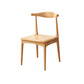 Dining Room Armless Dining Chair Rubberwood Open Back Dining Chair