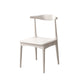 Dining Room Armless Dining Chair Rubberwood Open Back Dining Chair