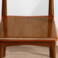 Dining Room Armless Dining Chair Rubberwood Open Back Dining Chair