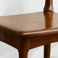 Dining Room Armless Dining Chair Rubberwood Open Back Dining Chair