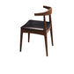 Dining Room Armless Dining Chair Rubberwood Open Back Dining Chair