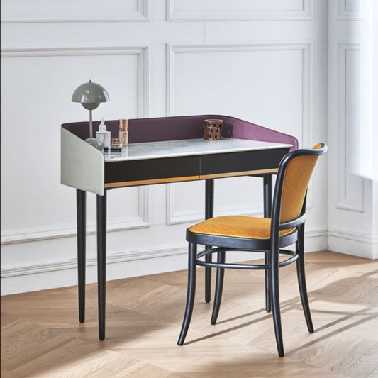 Modern Upholstered Armless Chair Kitchen Solid Wood Dining Side Chair