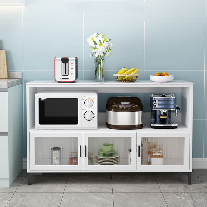 Eetkamer eiland eiland tafel moderne marmeren prep tafel met opbergkast