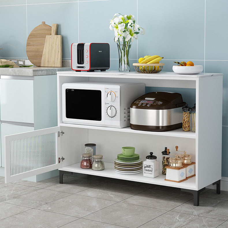 Eetkamer eiland eiland tafel moderne marmeren prep tafel met opbergkast