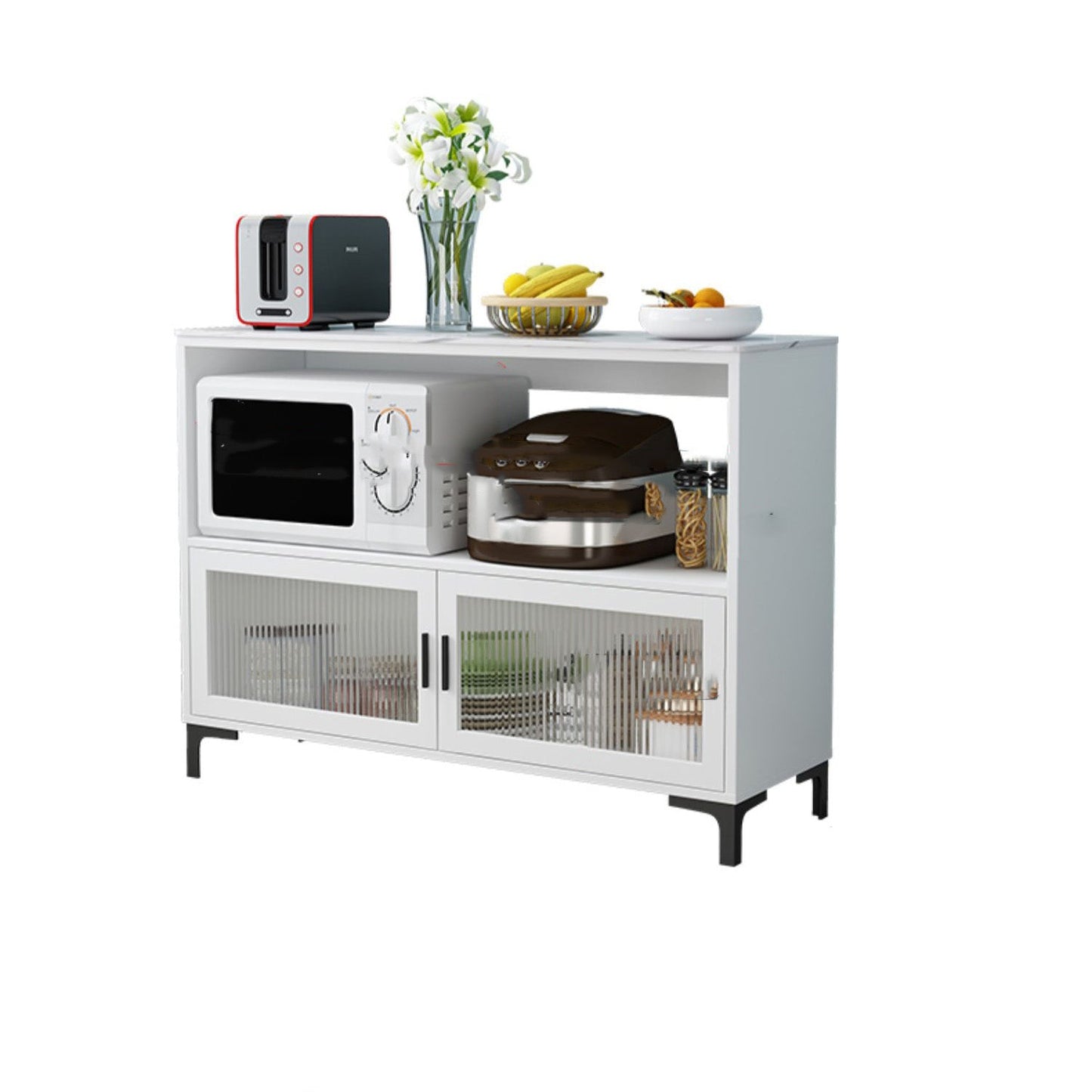 Eetkamer eiland eiland tafel moderne marmeren prep tafel met opbergkast