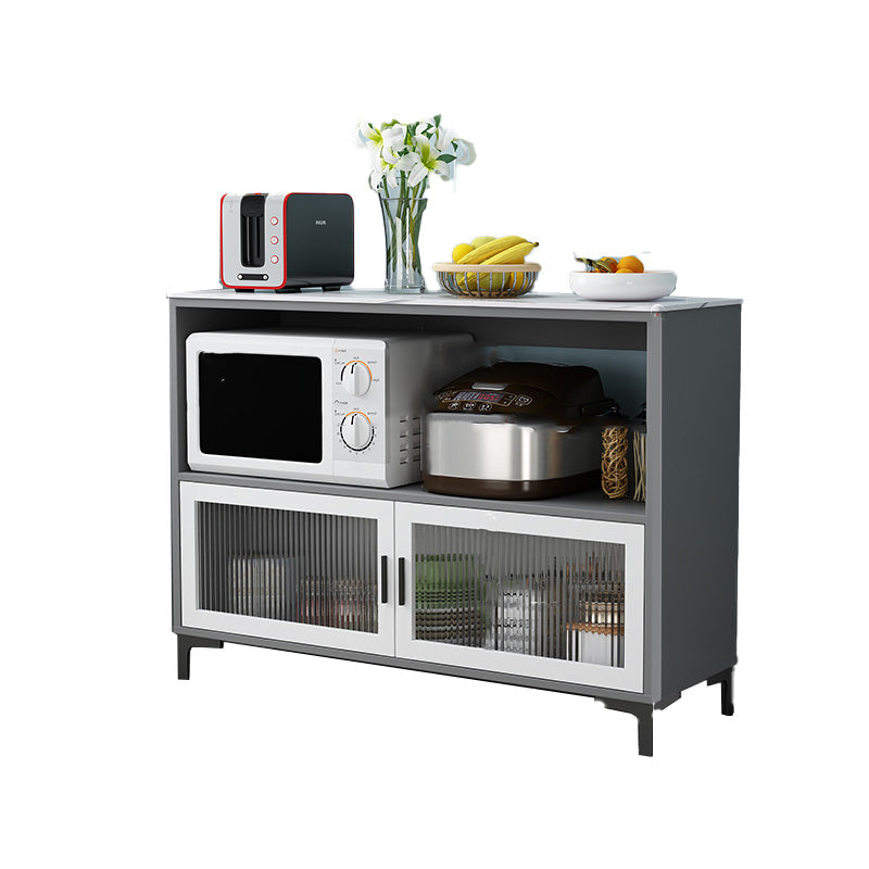 Eetkamer eiland eiland tafel moderne marmeren prep tafel met opbergkast