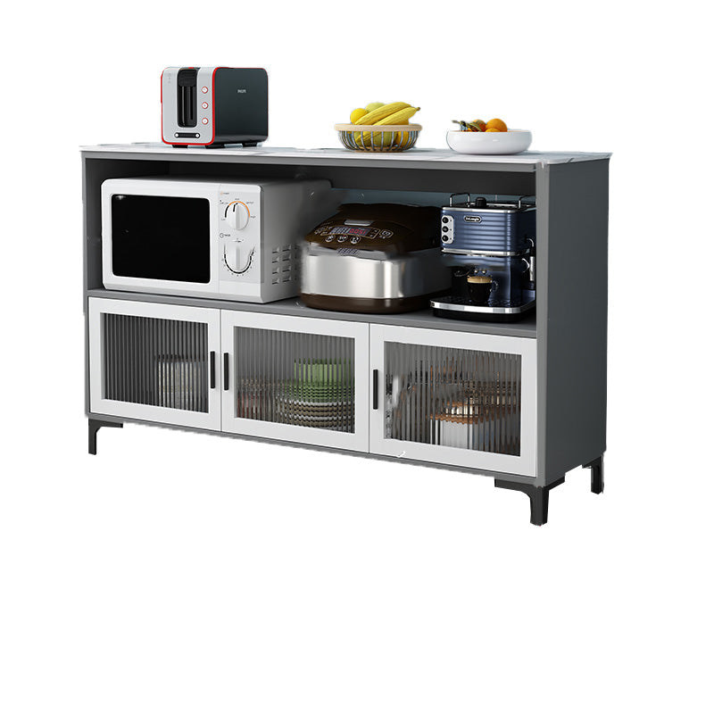 Eetkamer eiland eiland tafel moderne marmeren prep tafel met opbergkast