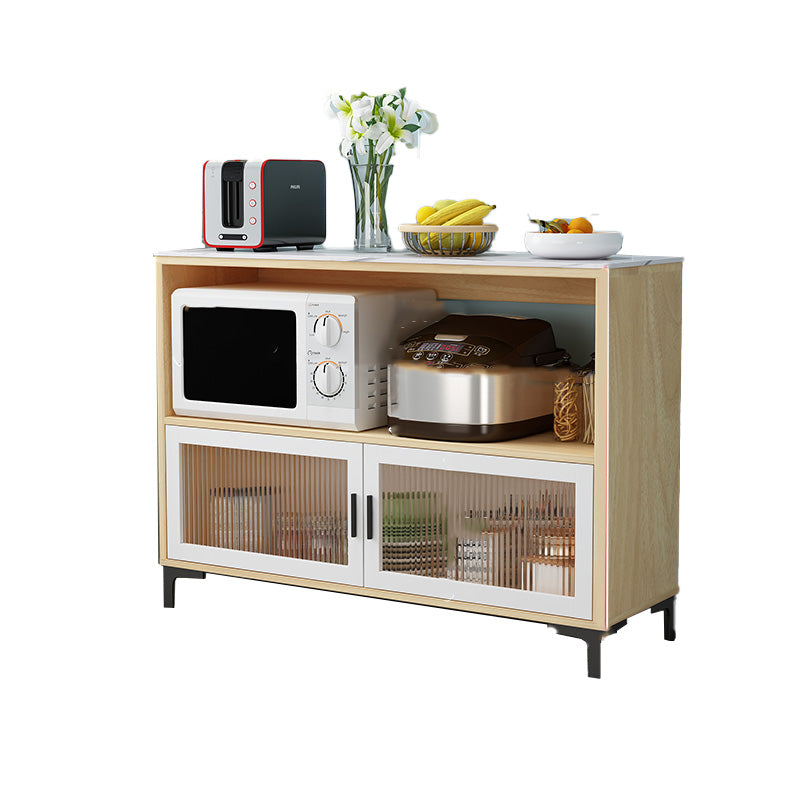 Eetkamer eiland eiland tafel moderne marmeren prep tafel met opbergkast