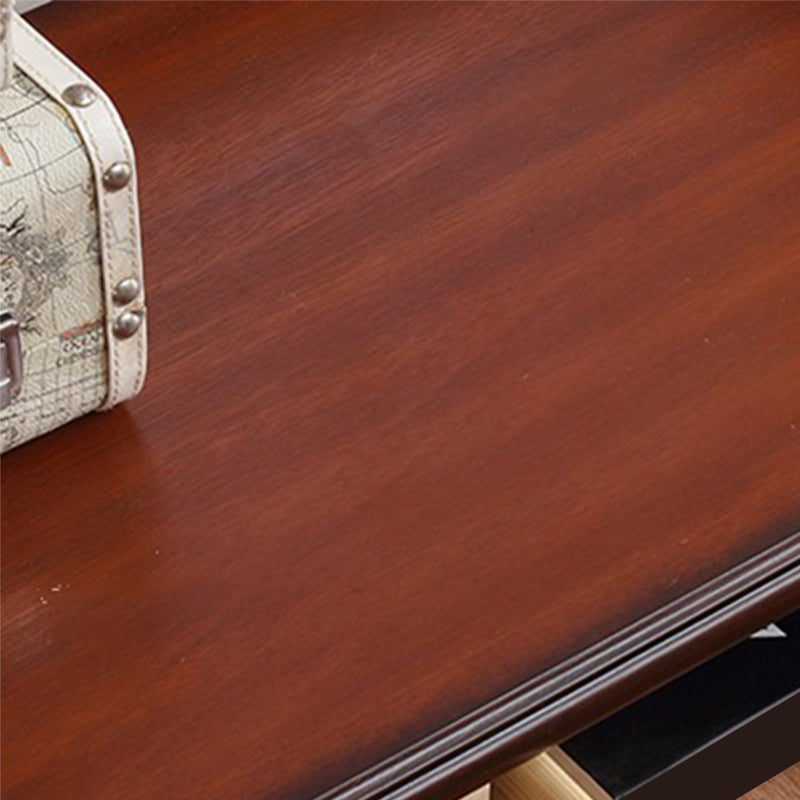 Armadio per accento di cabriole industriale mobile in legno in legno in legno con cassetto