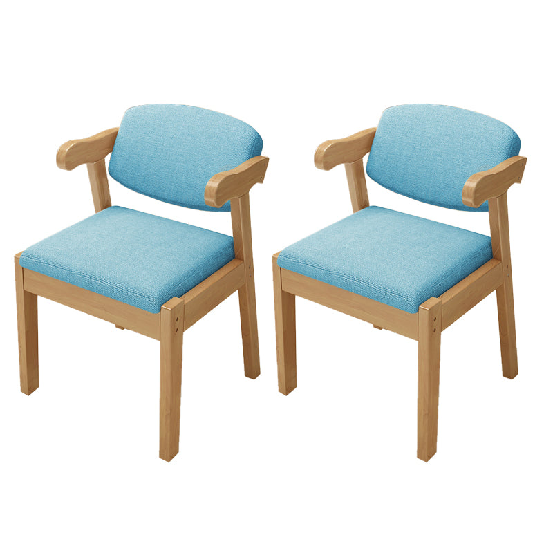 Open achterstoelen gestoffeerde eetkamerstoelen voor eetkamer