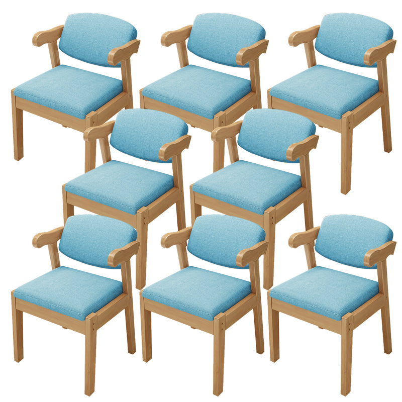 Open achterstoelen gestoffeerde eetkamerstoelen voor eetkamer