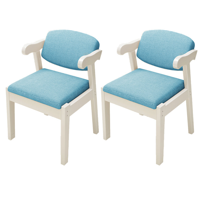 Open achterstoelen gestoffeerde eetkamerstoelen voor eetkamer